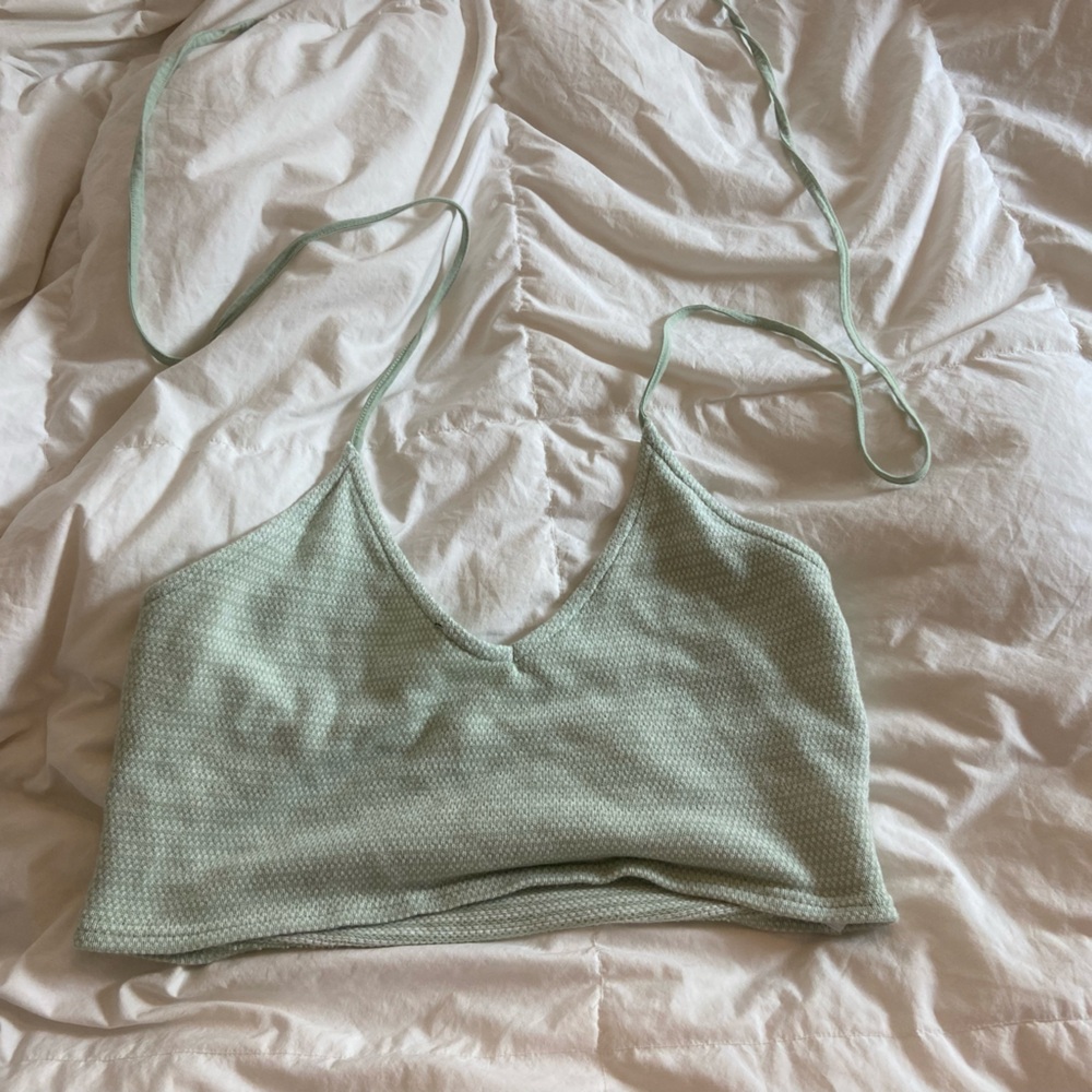 Sage Green Knit Bandeau